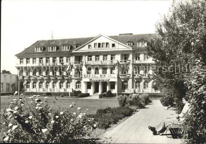 Kuehlungsborn Ostseebad FDGB Erholungsheim Georgi Dimitroff