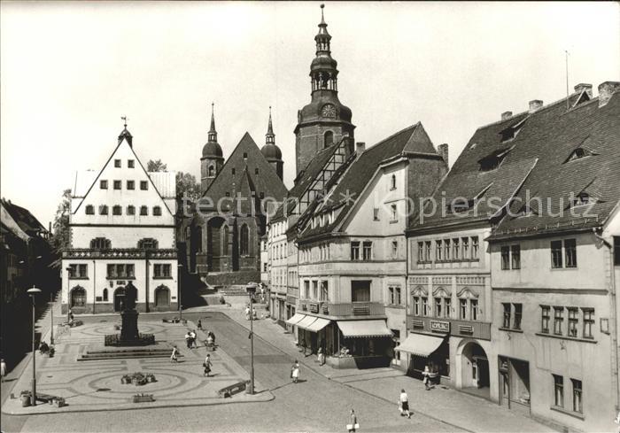 Eisleben Marktplatz Rathaus St. Andreas Kirche