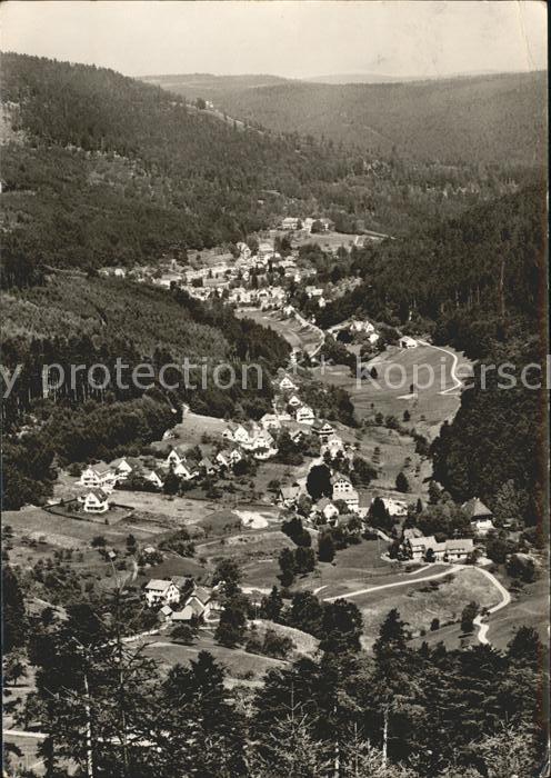 Herrenalb Bad Herrenalb Blick vom oberen Gaistal