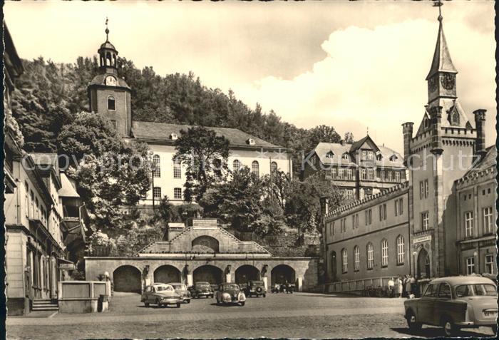 Leutenberg Thueringen Marktplatz Rathaus