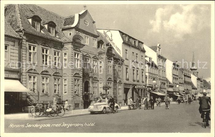 Horsens Sondergade med Jorgensens Hotel