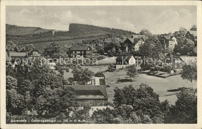 Baerenfels Erzgebirge Teilansicht