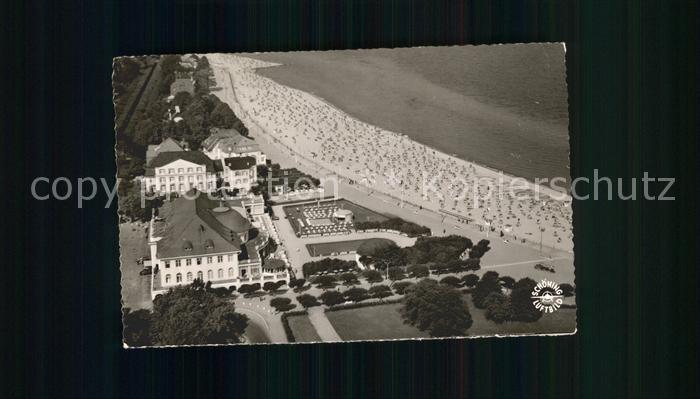 Travemuende Ostseebad Strand Ostseebad Fliegeraufnahme