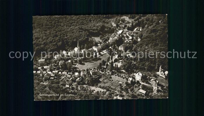 Schlangenbad Taunus Fliegeraufnahme