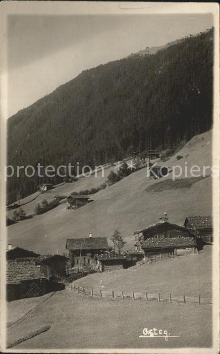 Astegg Zillertal Dorfansicht mit Gasthaus