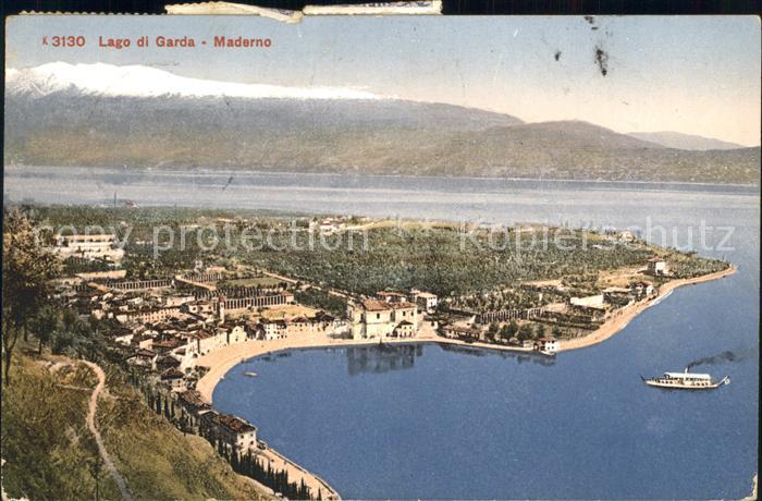 Maderno Lago di Garda Vista aerea