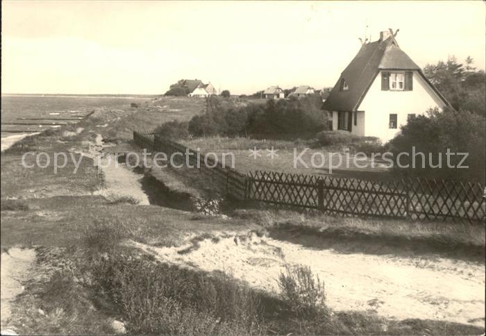 Ahrenshoop Ostseebad Neue Haeuser an der Steilkueste Ostseebad