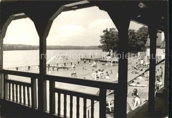 Strausberg Brandenburg Badeanstalt am Straus See