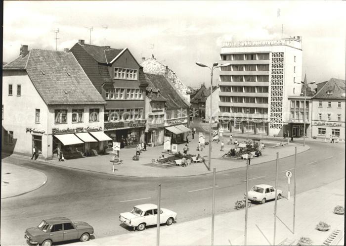 Muehlhausen Thueringen Wilhelm Pieck Platz Thomas Muentzer Stadt