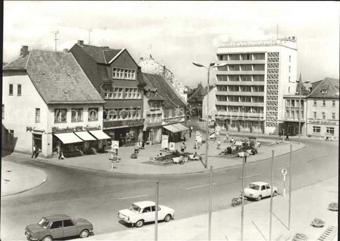 Muehlhausen Thueringen Wilhelm Pieck Platz Thomas Muentzer Stadt
