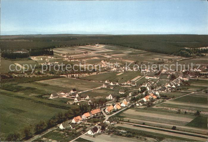 Silberborn Hoehenluftkurort im Solling Fliegeraufnahme
