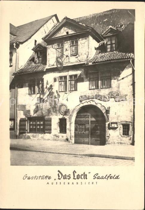 Saalfeld Saale HO Gaststaette Das Loch