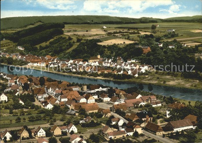 Herstelle Weser Weserbergland Fliegeraufnahme