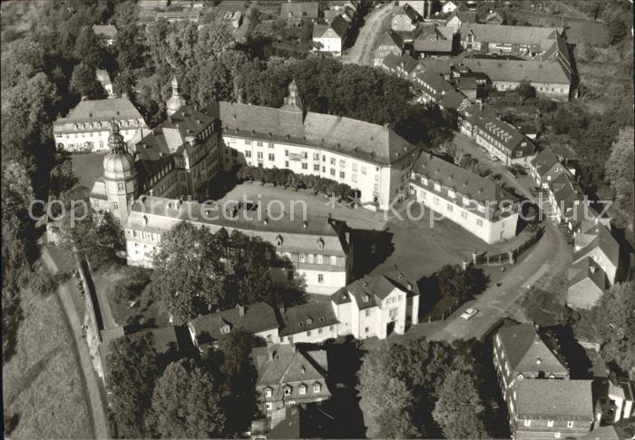 Berleburg Bad Fuerstliches Schloss Kneipp Heilbad Fliegeraufnahme