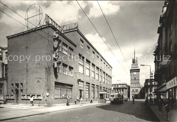 Pardubice Pardubitz Strasse des Friedens mit Grünem Tor