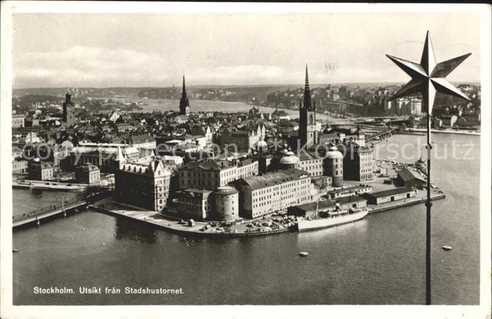 Stockholm Utsikt fran Stadshudfornet