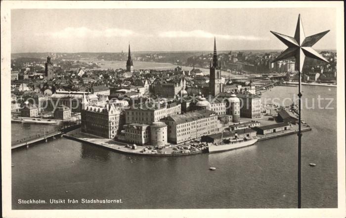 Stockholm Utsikt fran Stadshusfornet