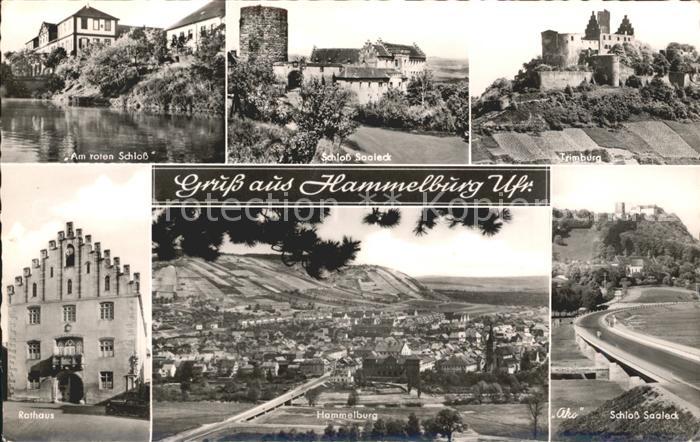 Hammelburg Rathaus Schloss Saaleck Trimburg