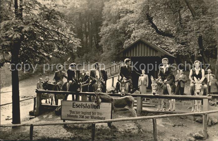 Eisenach Thueringen Eselstation