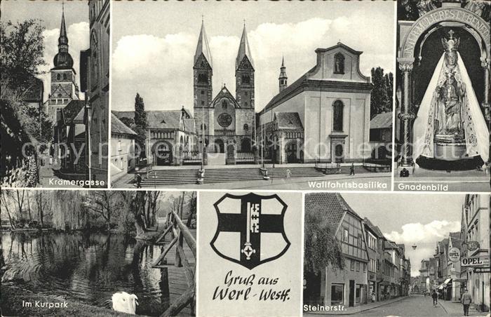 Werl Westfalen Wallfahrtsbasilika Kurpark Kraemergasse Steinstrasse