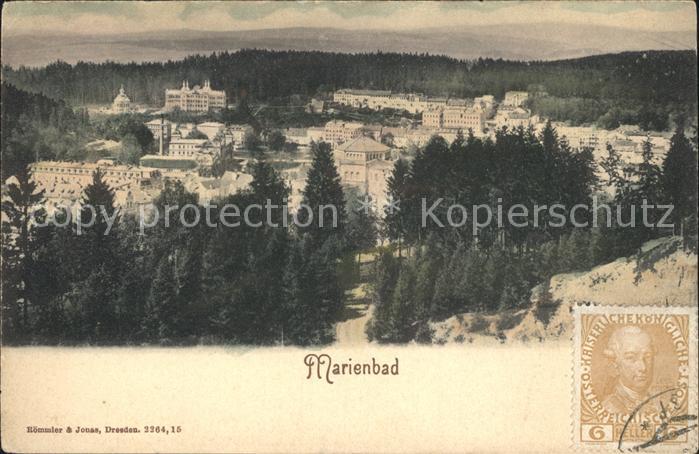 Marienbad Tschechien Boehmen Gesamtansicht