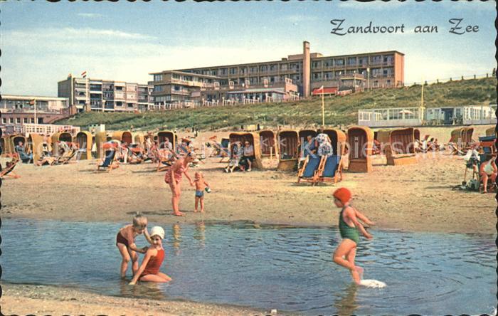 Zandvoort Holland Strandgezicht met Hotel Bouwes