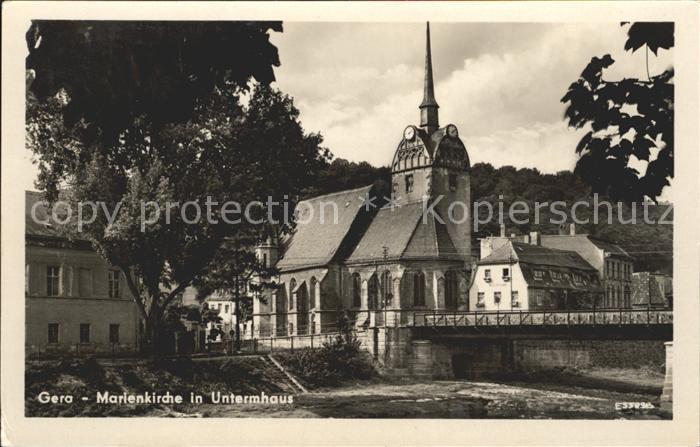 Gera Marienkirche in Untermhaus