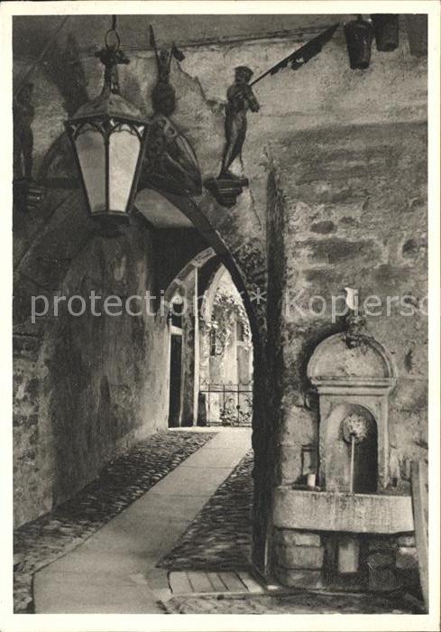 Meersburg Bodensee Schloss Meersburg Durchgang