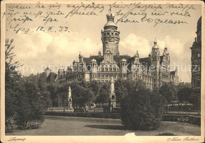 LEIPZIG Sachsen Neues Rathaus