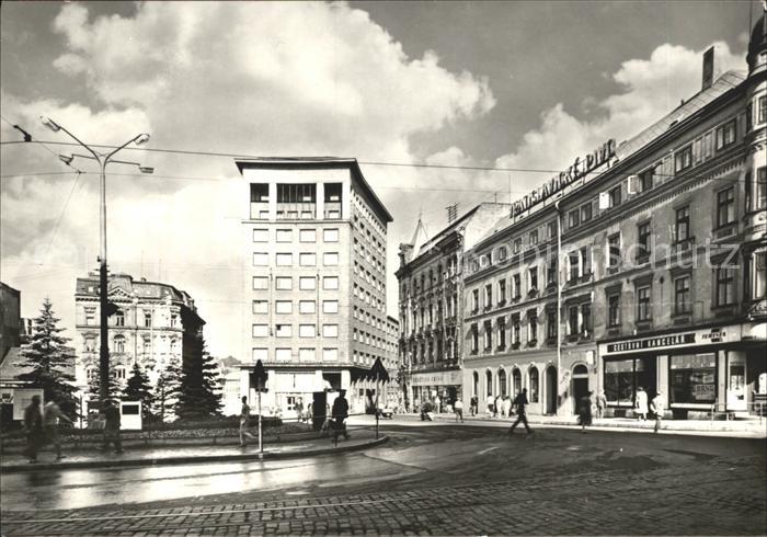 Liberec Gottwaldplatz Kaffeehaus Nisa