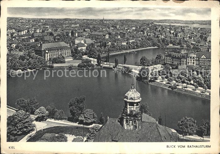 KIEL  CITY Blick vom Rathausturm