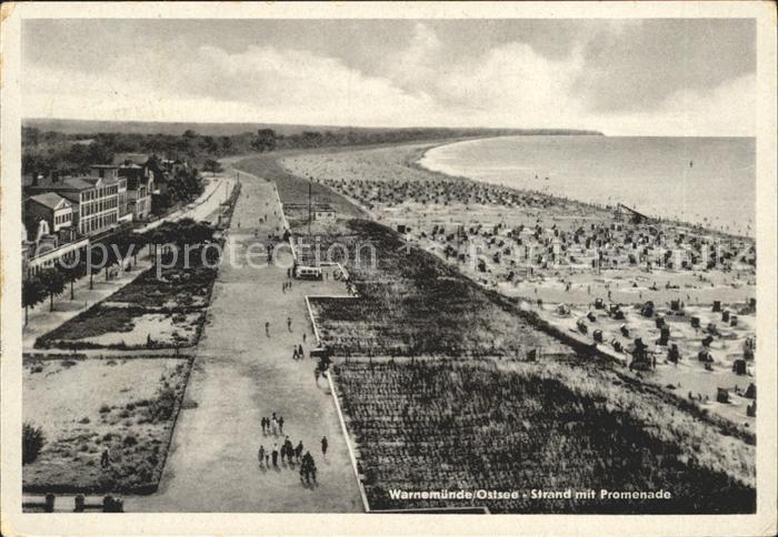 Warnemuende Ostseebad Strand Promenade