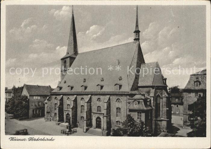 Weimar Thueringen Herderkirche