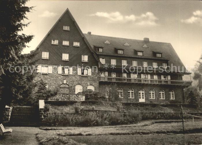 Hartenstein Zwickau FDGB Erholungsheim Aktionseinheit