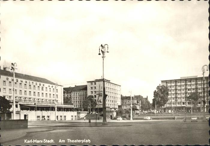 Karl-Marx-Stadt CHEMNITZ Am Theaterplatz