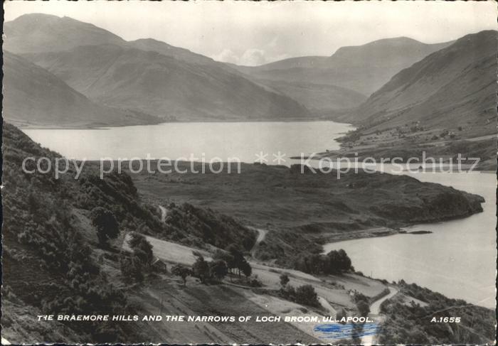 Ullapool The Braemore Hills and the  Narrows of Loch Broom