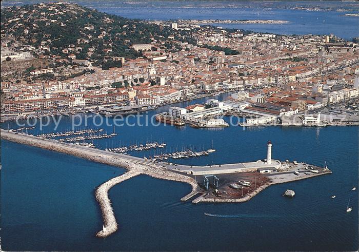 Sete Herault Mont Saint- Clair Fliegeraufnahme