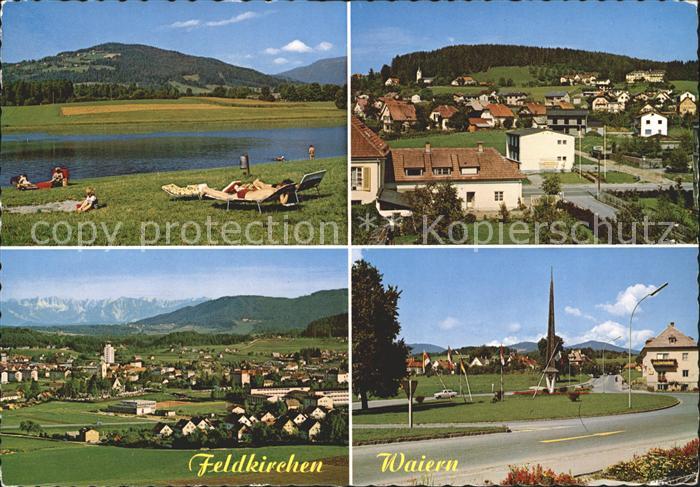 Feldkirchen Kaernten Flatschachersee Waiern Verkehrsspinne