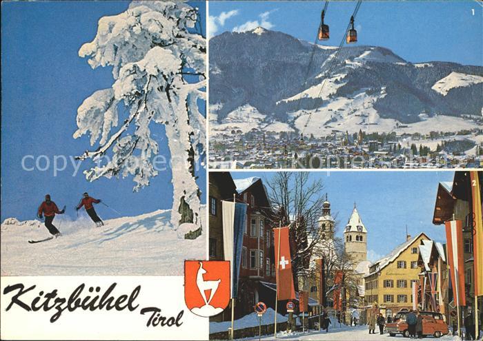 Kitzbuehel Tirol Seilbahn Hauptstrasse Hahnenkamm