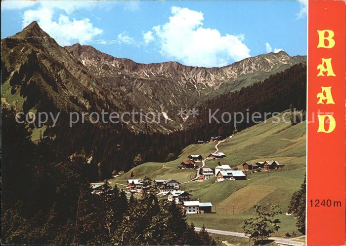 Baad Mittelberg Kleinwalsertal Unspitze Starzltal
