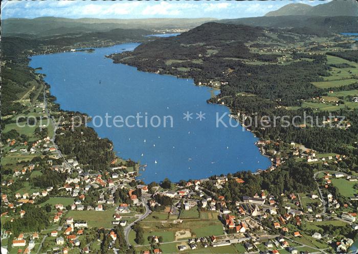Velden Woerthersee Fliegeraufnahme