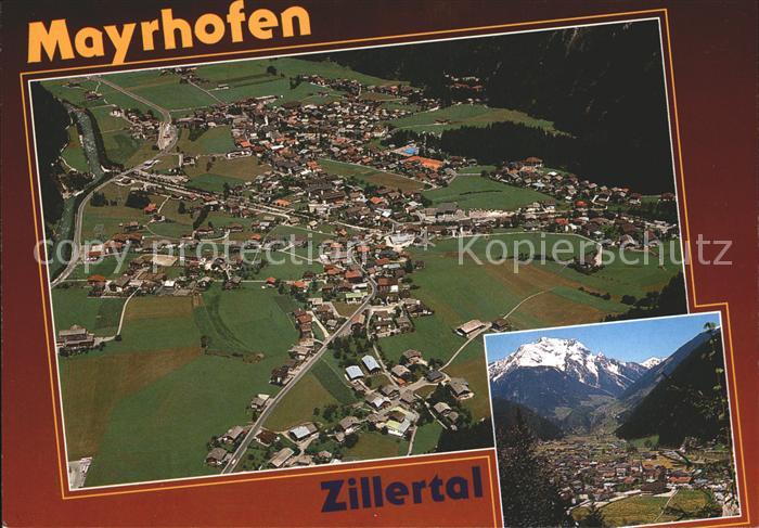Mayrhofen Zillertal Fliegeraufnahme