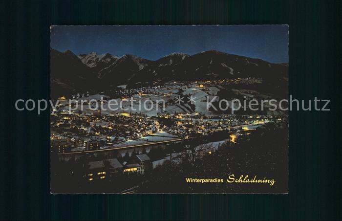 Schladming Obersteiermark Nacht