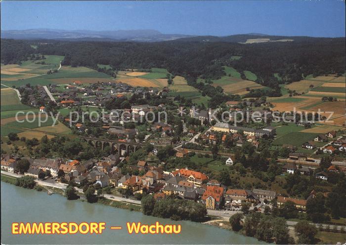 Emmersdorf Wachau Fliegeraufnahme Donau