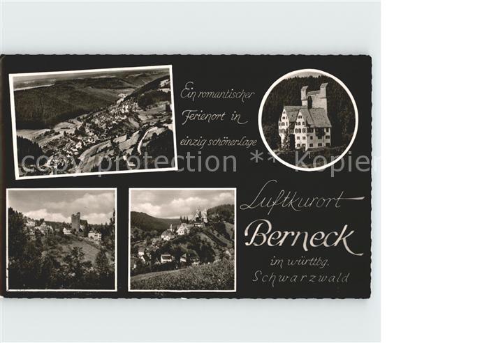 Berneck Altensteig Total und Teilansichten