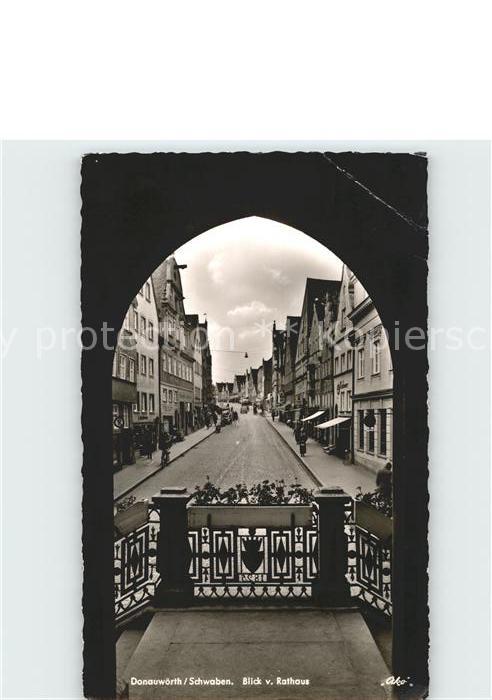 Donauwoerth Blick vom Rathaus