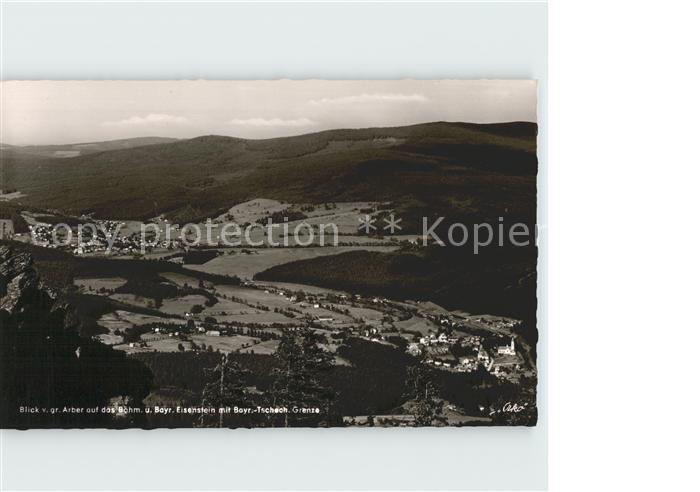 Bayrisch Eisenstein Blick vom Grossen Arber