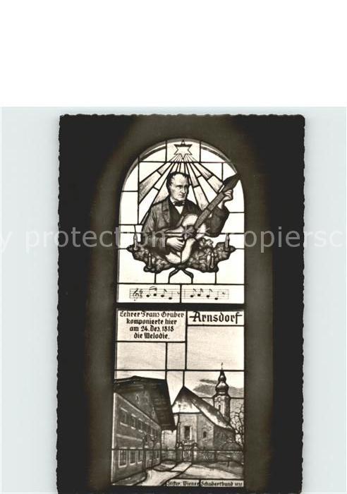 Oberndorf Salzburg Fenster in der Stille Nacht Kapelle