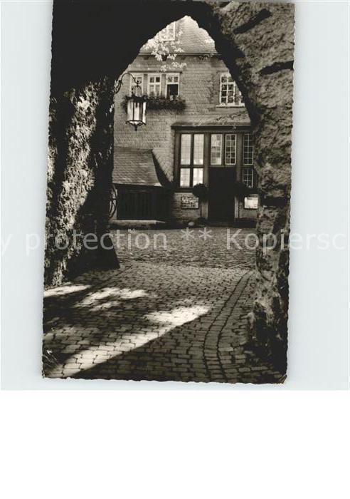 Siegen Westfalen Oberes Schloss Portal Innenhof