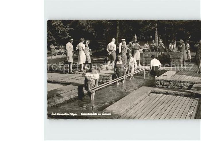 Bad Woerishofen Wassertretplatz im Kurpark